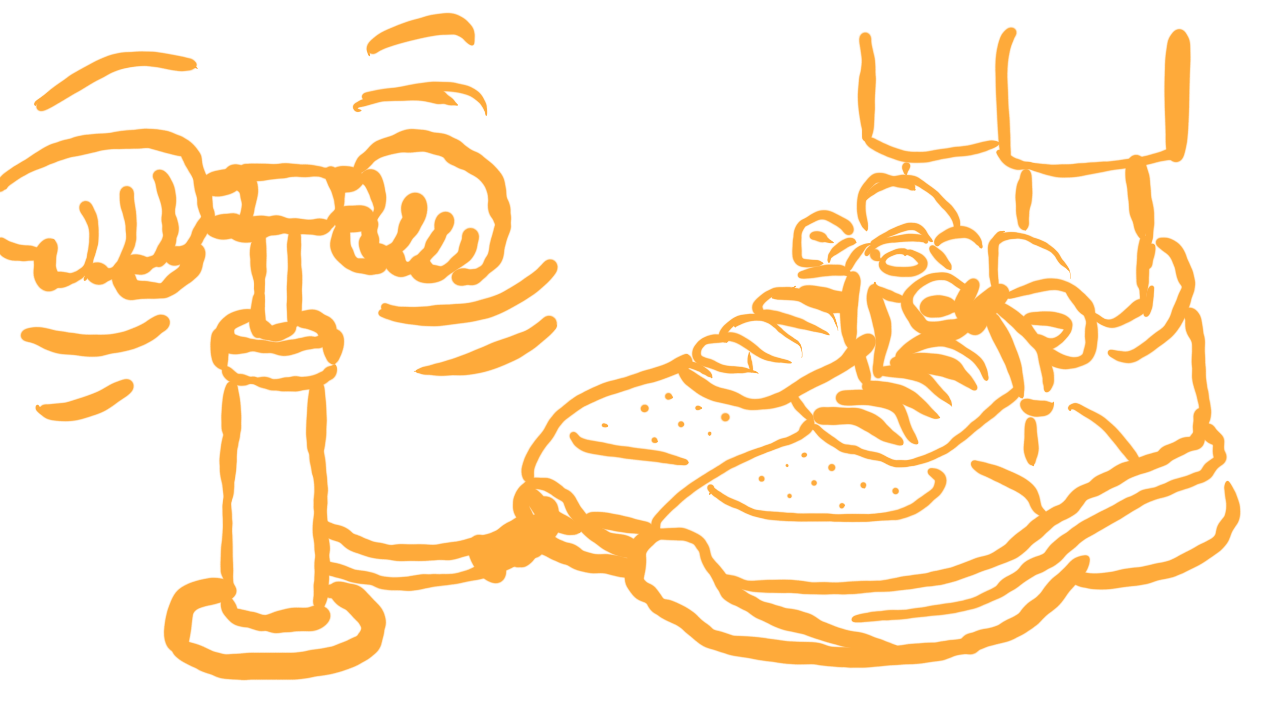 Schuldnern mal so richtig die Schuhe aufpumpen
